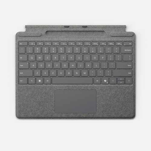 Microsoft Surface Pro (13"-Version) mit Stiftschlitz Platinum ENG Hauptbild Microsoft Surface Pro (13"-Version) mit Stiftschlitz Platinum ENG - Tastatur - Hauptbild
