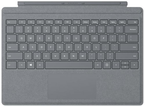 Microsoft Surface Pro Type Cover Platinum - Keyboard - Main image