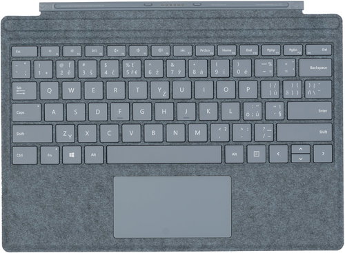 Microsoft Surface Pro Type Cover Ice Blue CZ/SK Main image Microsoft Surface Pro Type Cover Ice Blue CZ/SK - Keyboard - Main image