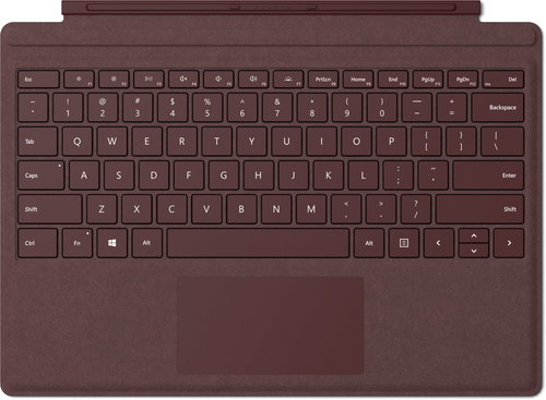 Microsoft Surface Pro Type Cover Burgundy - Keyboard - Main image
