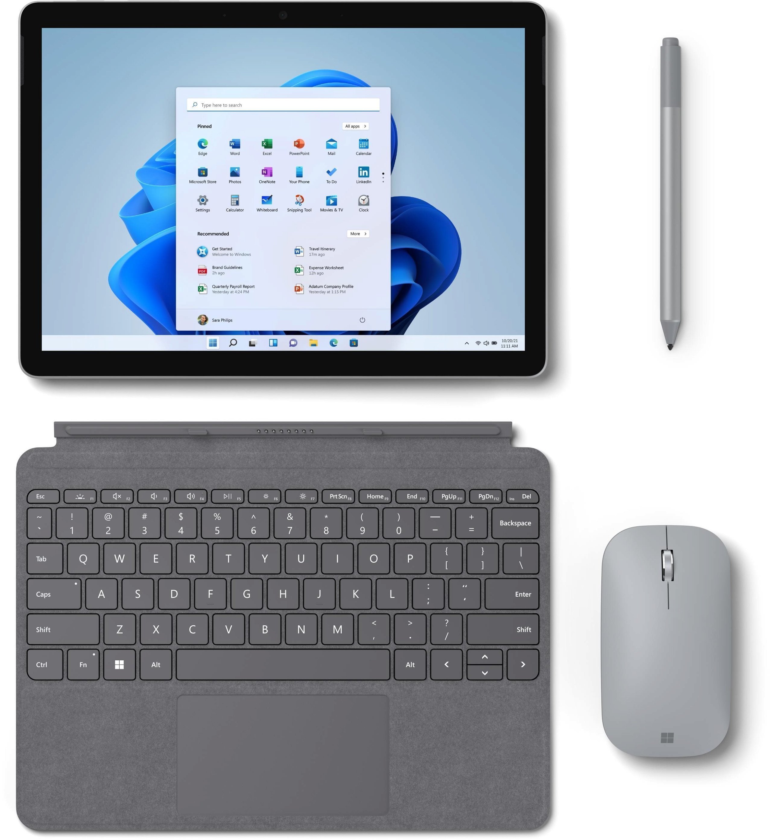 Microsoft Surface Go 4 64GB 8GB Platinum - Notebook | Alza.cz