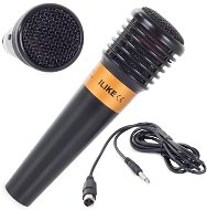 Verk Karaoke mikrofón čierny s prepojovacím káblom - Mikrofón