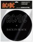 AC/DC: Back In Black Podložka na talíř gramofonu - Gramophone Accessory