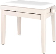 Proline Piano stool white cream matt - Piano Stool