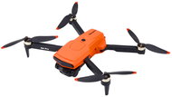 LEAN Toys 23091 D6 PRO drone with dual HD camera, LED lights, orange - Drone