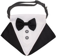 Set of 2pcs Formal bow tie for dogs black, S - Dog Scarves