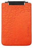 Pocketbook Mini &quot;Vogel&quot; vertikale Flip schwarz und orange - Hülle für eBook-Reader