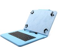 C-TECH PROTECT NUTKC-01 kék - Tablet tok billentyűzettel