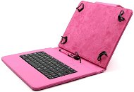 C-TECH PROTECT NUTKC-01 růžové - Puzdro na tablet s klávesnicou