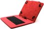 C-TECH PROTECT NUTKC-02 red - Tablet tok billentyűzettel