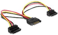 Napájací kábel Gembird Cableexpert SATA napájací na 2x SATA 90 °, rozdvojka, 15 cm - Napájecí kabel