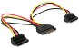 Gembird Cableexpert SATA napájací na 2x SATA 90 °, rozdvojka, 15 cm - Napájací kábel