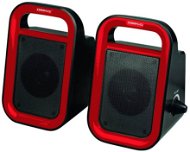 OMEGA Frime 2.0, 6W, black and red - Speakers