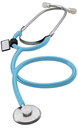 MDF 727 Single head - Bright blue - Stethoscope - Main image