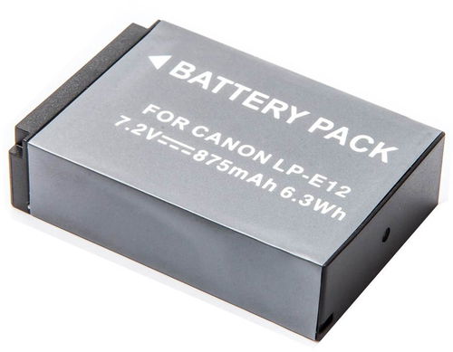 LP-E12 875mAh Camera Battery