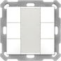 MDT Technologies KNX 6tlačítko, lesklá bílá - Ovladač