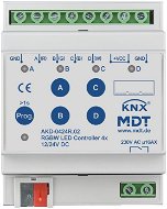 MDT Technologies KNX LED stmievač 12/24 V, 4 kanály, RGBW, 4M - Spínač