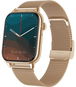 Madvell Pulsar gold mit Metallband - Smartwatch