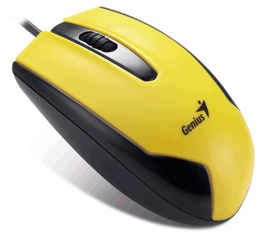 Genius DX-100 Yellow Main image Genius DX-100 Yellow - Mouse - Main image
