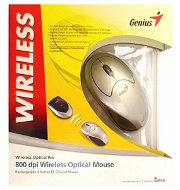 Myš Genius Wireless Optical PRO - bezdr. opt. myš, PS/2+USB, 5 tlač. + kolečko, 800dpi, nabíječka +  - Mouse