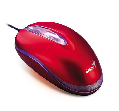 Genius NetScroll+ Mini Traveler červená - Mouse - Main image