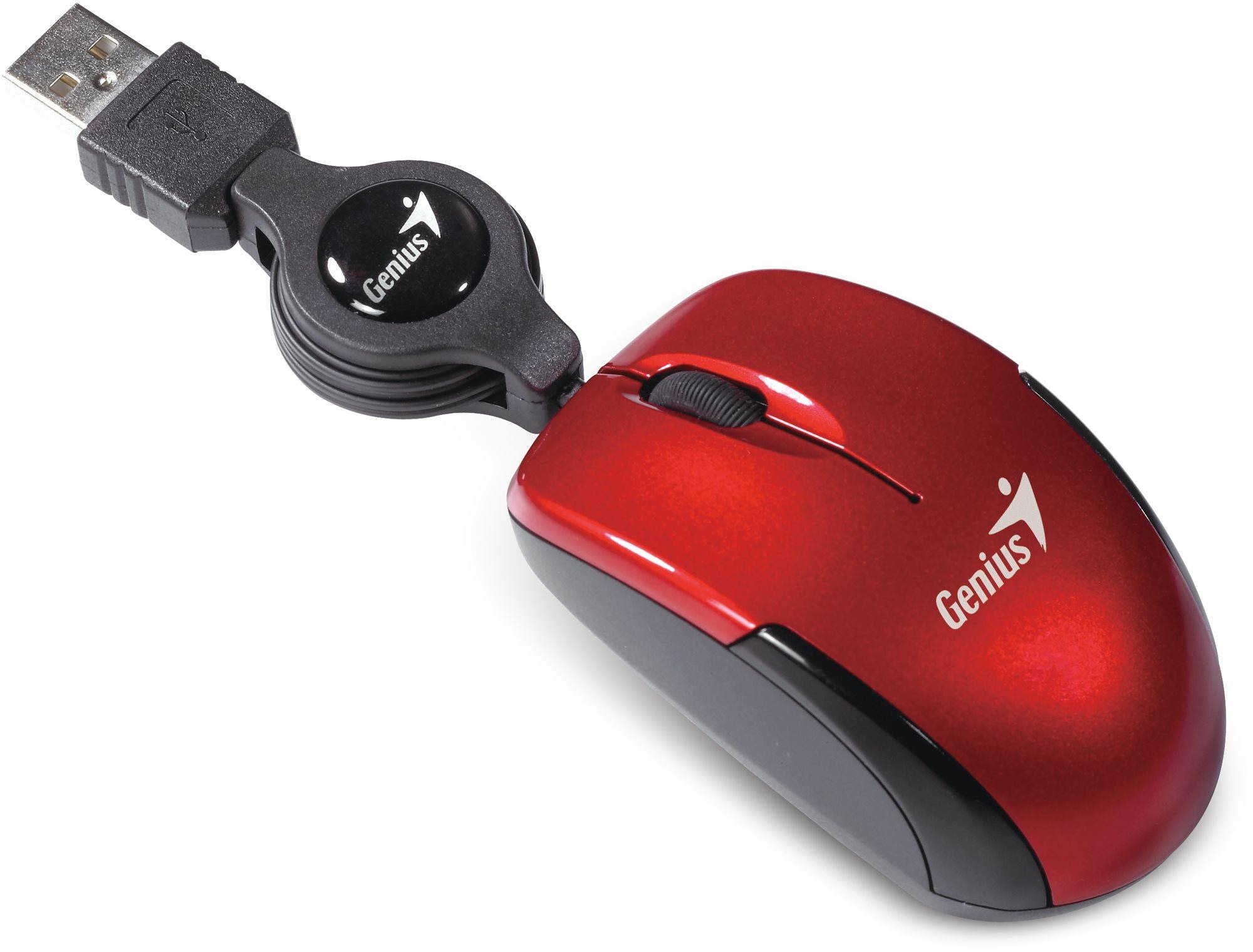 Genius micro Traveler V2 - piros