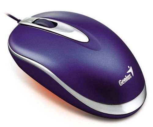 Myš Genius NetScroll+ Mini Traveler IRIS modrá (blue) USB + PS/2, optická - Mouse - Main image