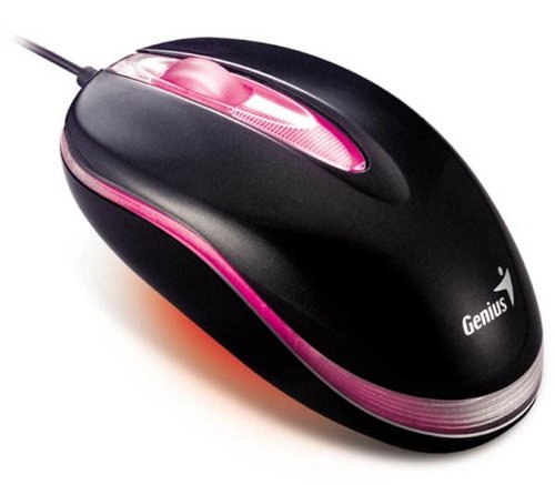 Myš Genius NetScroll+ Mini Traveler IRIS černá (dark black) optická, PS/2 + USB - Mouse - Main image