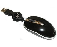 Myš Genius NetScroll+ Mini Traveler PRO černá (mystery black) optická, navíjecí kabel, PS/2 + USB - Mouse