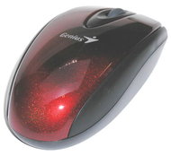 Myš Genius Wireless Mini Navigator červená (red) optická, 800dpi, výměnné kryty, USB - Mouse