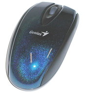 Myš Genius Wireless Mini Navigator modrá (blue) optická, 800dpi, výměnné kryty, USB - Mouse