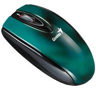 bezdrátová, Myš Genius Wireless Mini Navigator zelená (green) optická, 800dpi, výměnné kryty, USB - Mouse