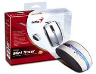 Myš Genius Mini Traveler 700 metalická (metallic) optická, PS/2 + USB - Myš