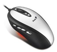 Myš Genius NetScroll+ Superior stříbrná (silver) optická, 800dpi, 10 tlačítek + kolečko, USB - Myš