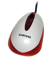 Myš Samsung mini OPTICAL Wheel, oranžová (orange), optická, pro notebooky, PS/2 + USB - Mouse
