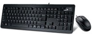 Genius SlimStar C130 CZ + SK Black - Keyboard and Mouse Set