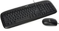Genius SlimStar C110 CZ+SK Black USB - Keyboard and Mouse Set