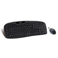 Genius KB-8005 CZ + SK schwarz - Tastatur/Maus-Set