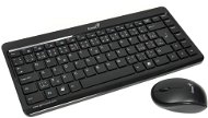 Genius Luxemate I8150 + CZ SK schwarz - Tastatur/Maus-Set