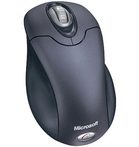 Myš Microsoft Wireless Optical Mouse 4.0 - ocelově modrá (steel blue), bezdrátová optická, PS/2 + US - Mouse - Main image