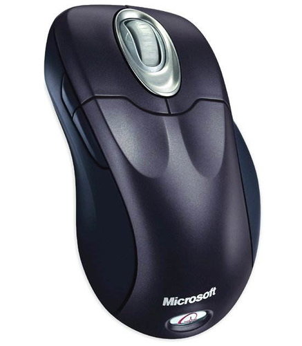 Myš Microsoft Wireless IntelliMouse Explorer - metal. šedá, bezdrátová optická - Mouse - Main image