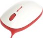 Microsoft Express Maus USB Weiß Rot - Maus