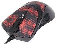 Mouse A4tech XL-740BF laser grapphite (red), 3600dpi, USB - Maus