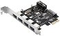 EVOLVEO 4x USB 3.2 Gen 1 PCIe, Expansion Card - Expansion Card