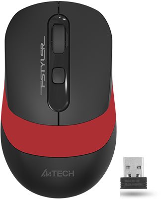 A4tech FG10 FSTYLER, Red - Mouse - Main image