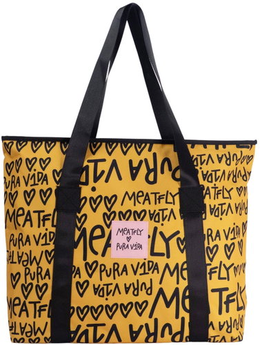 Meatfly X Pura Vida Skye, Yellow/Black - Handbag - Main image