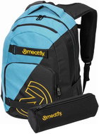 Meatfly Exile 24 l, Sky Blue/Yellow - School Set