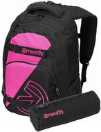 Meatfly Exile 24 l, Pink/Black - School Set