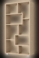 Meblocross Regál Uskon, Dub Sonoma - Shelving Unit