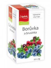 Apotheke PREMIER Blueberry and Cranberry tea 20 x 2g - Tea - Main image